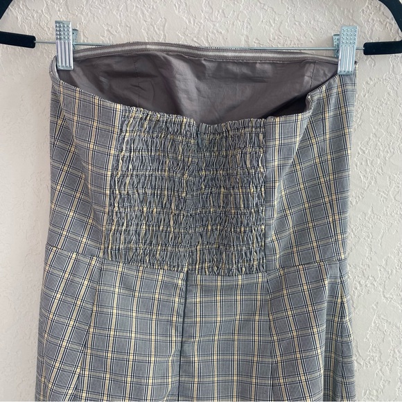 Revolve Privacy Please Strapless Autumn Plaid Jumpsuit Size small - Picture 8 of 9